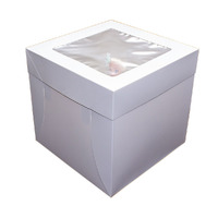 10X10X12  Inches Cake Box with window  - Carton/50