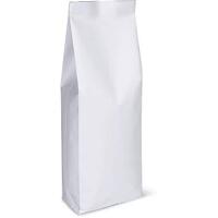 1kg Box Bottom Bag - with Valve - White Paper - 25psc