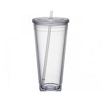 32oz Clear Reusable Keep cup with lid - Each