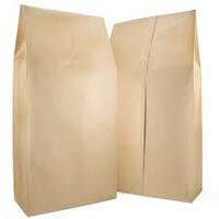 3kg - Side Gusset Bag - With Valve - Natural Kraft - 25psc