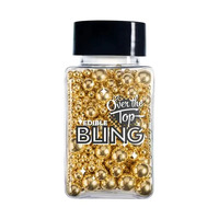 4 mm Gold Sugar Balls