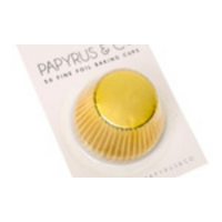 Gold Foil Patty Pan #550 Medium Size - 50 pack