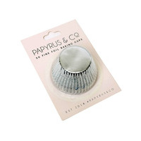 Silver Foil Patty Pan #550 Medium Size - 50 pack 