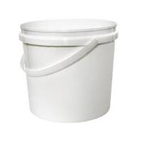 5Lt Pail Bucket - White -Food Grade
