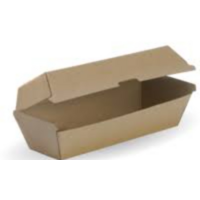 Cardboard Brown - Hotdog box 50/Sleeve (4)