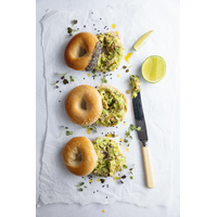 NYB BAGEL PLAIN BAKED 16X120GM