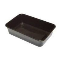 Takeaway Container - Black Rectangle - 700ml Sleeve of 50