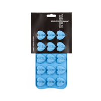 Small Geo Heart Mould - 15 hearts 