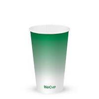 Paper Cold Cup -1000ml -32oz - green fade - 25 p/sl (20)