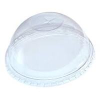 Cold Cup Clear PET Dome lid XSlot  - TO SUIT 90MM CUPS - 100 sl- (10)