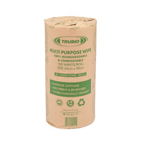 Biodegradable Super Wipes - Green 30cm x 45mt -100 wipes / roll (6) - TB065