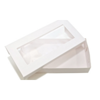 Biscuit Box Double with Lid  22.5 x 11.5 x 4cm - each 