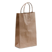 Large Brown Paper Bag - Twisted Handles - 300 *300 *175mm- 25 SL (10 sleeves per carton)