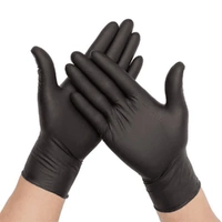 Black Nitrile Gloves