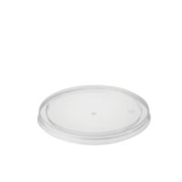 Clear Round Container Lids (One Lid Fits All) 77 mm  -50/Sleeve