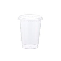 265mlSmall Round Tamper Evident Containers 87 mm diameter-50/Sleeve