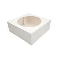 Cake Box 10x10x 4 Inches with top window -each