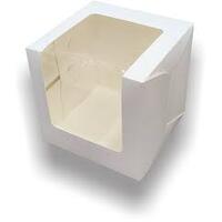 Cake Box - 8x8x8" - Top & Front  Window - sold individually