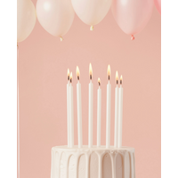 Candles White Pearl (12)