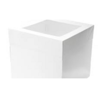 Tall Cake Box 10x10x10 Inches with top window - Each