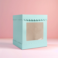 Cake Box 10x10x12 Inches PASTEL BLUE - Each *Limited Edition*