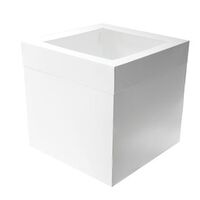 Tall Cakebox with window lid 14x14x12 " tall 