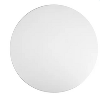 8 Inch White Round Compressed Cakeboard - Ea