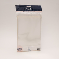 Resealable Cookie Bags 150x200mm - 100 p/pack