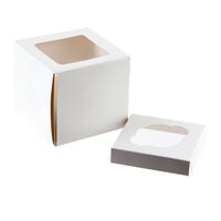1 Hole Cupcake Box with insert (Regular) - each