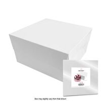 Cake Box 8x8x5" with fold lid - each