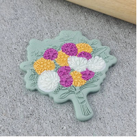 Floral Bouquet Cutter and Debosser Set Stamp