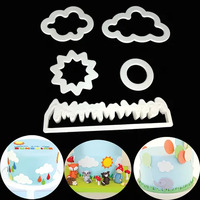 Grass, Sun,Clouds Cutter set  (5 pcs)