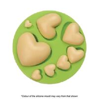 Assorted Hearts Silicone Mould - 8 Sizes