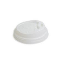 LIDS White 4oz coffee cup lid - IPS -50/Sleeve