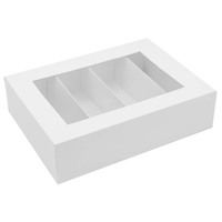 24 Macaron Box with dividers- Carton/100