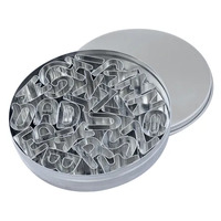 Alphabet Cutter Set Stainless Steel