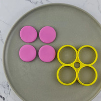 4x 46mm Mini Round Multi Cutter 