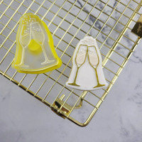 Mini Champagne Glasses Cutter and Debosser Set