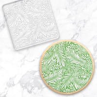 Floral Leaf Pattern Cookie Debosser Stamp *Discontinued Line*