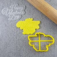 Happy Valentine's Day Debosser and Cutter Set