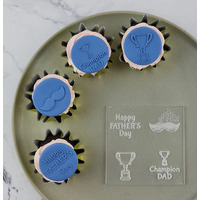 Fathers Day Mini Debosser Stamp 