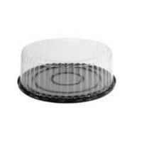 CTN Cake Container Round Base & Dome Lid Large - Carton 50