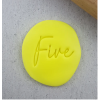 Five Cookie Embosser Stamp