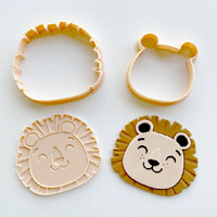 Lion and Bear Cutter and Embosser Set (Little Biskut)