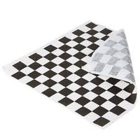 Checked Grease Proof Paper - 330x200mm (200 sheets )