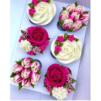 Mixed Florals Cupcake Decorating Class *PM CLASS*