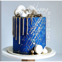 'Metallic Elegance' Cake Decorating Class #2  *WAITLIST ONLY*