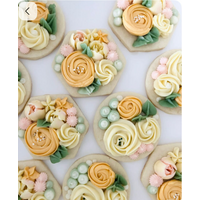 Floral Buttercream Cookie Decorating Class* Monday, 25 May