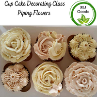 Flower Cup Cake Decorating Class 27 August 2022