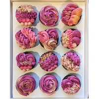  'Trendy Treats' Modern Cupcake Piping - Pinks Decorating Class 